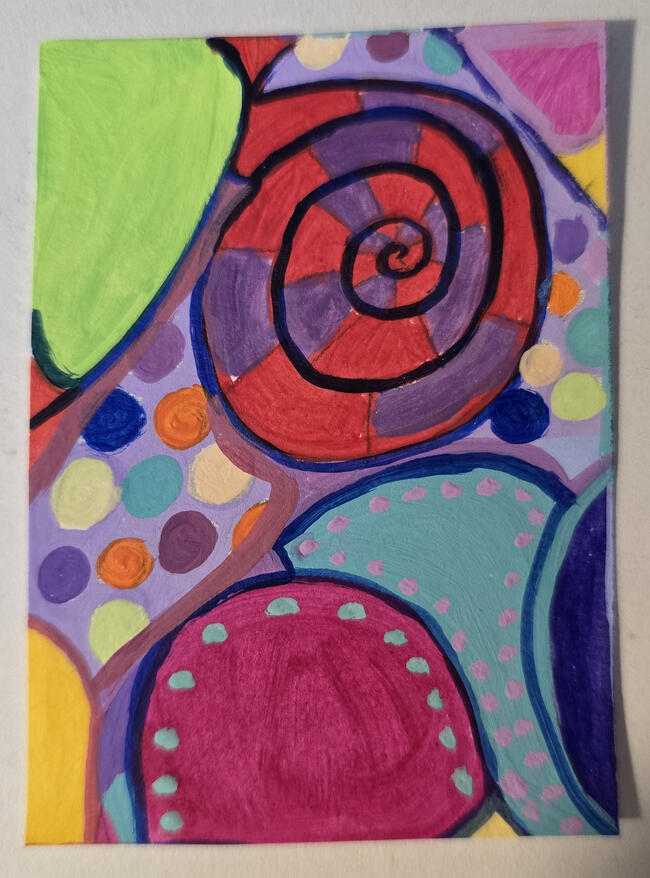 Rainbow Abstract Series