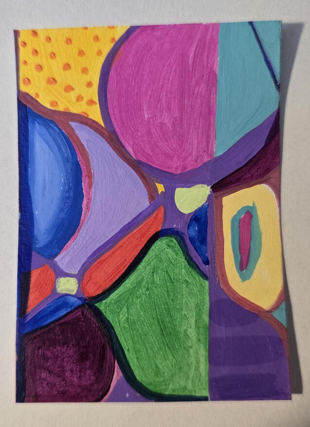 Rainbow Abstract Series