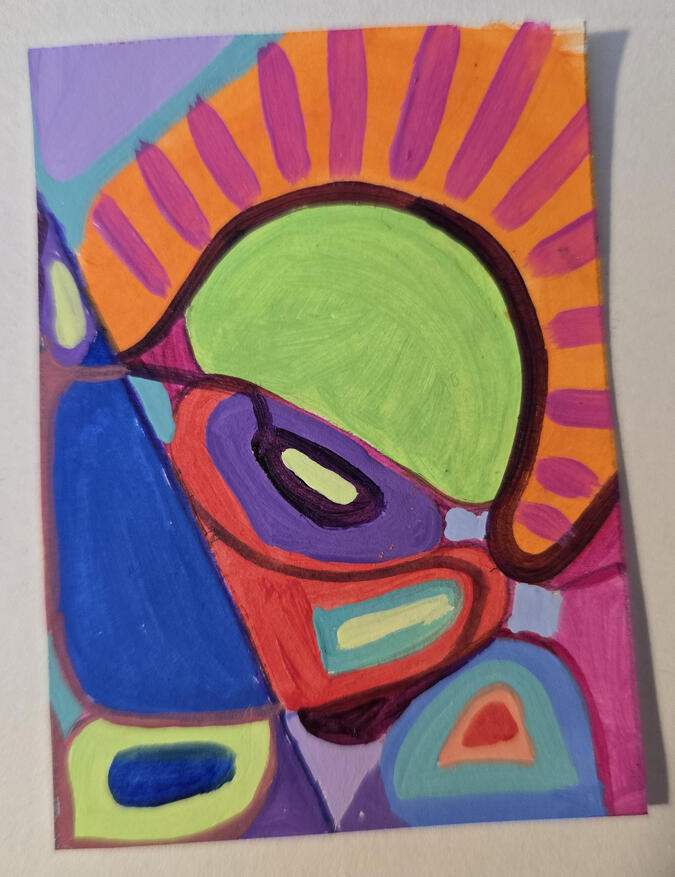 Rainbow Abstract Series