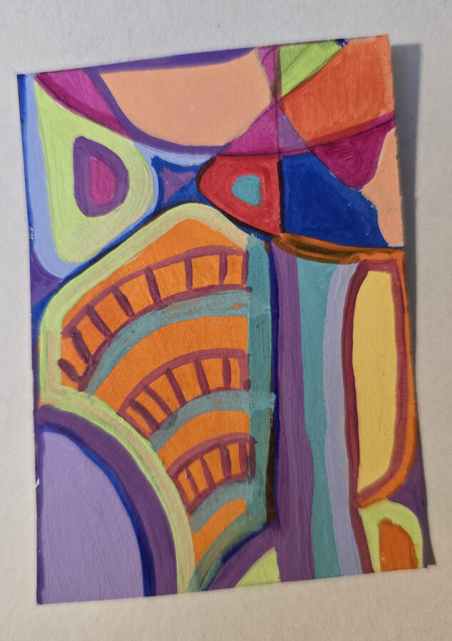 Rainbow Abstract Series